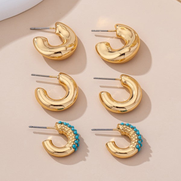 Summer Nights Essentials Earring Trio