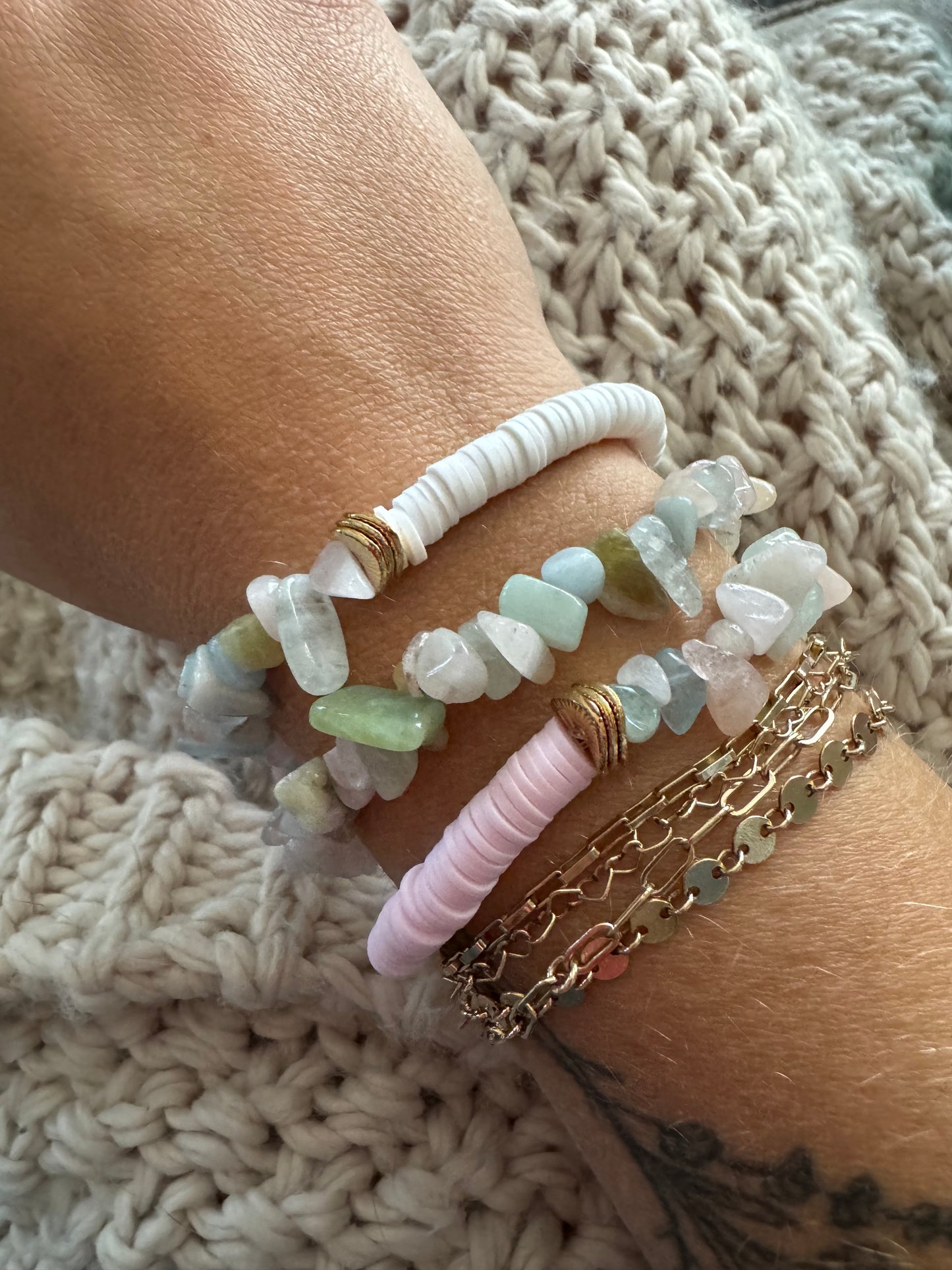 Natural Stone Bracelet Set