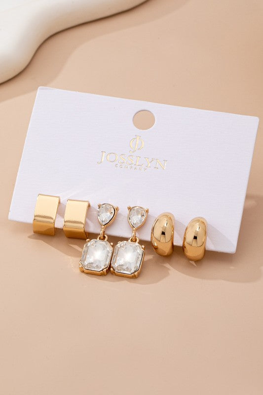 All the essentials trio earring set