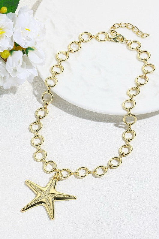 Starfish Findings Necklace