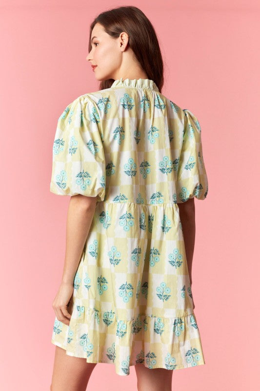 Spring Frills Mini Dress