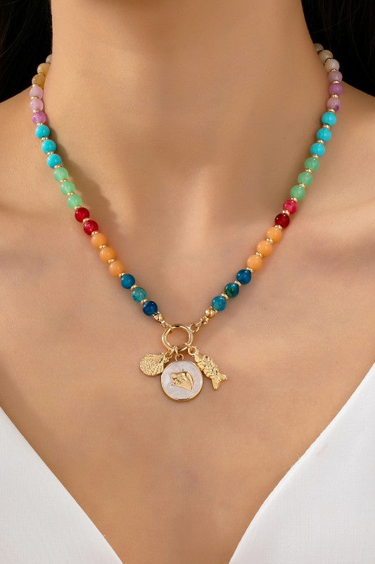 Rainbow Nautical Necklace