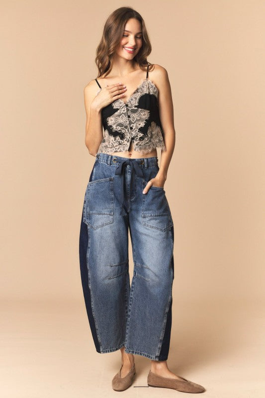 Gone for the Night Lace Tank