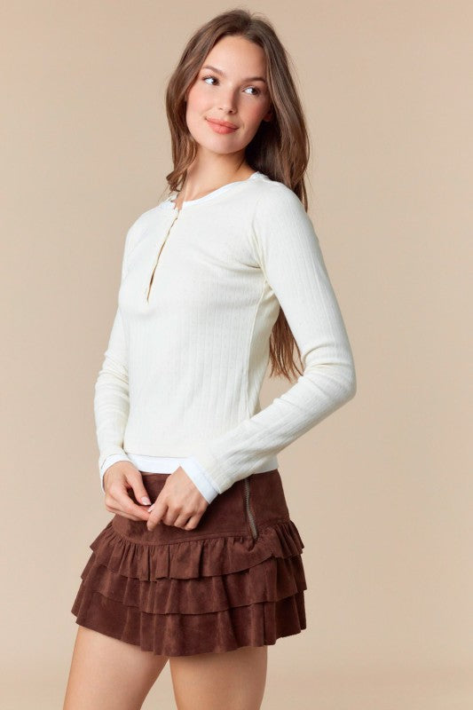 Many Layers Long Sleeve Top