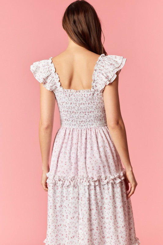 Smocked Tiered Whimsy Maxi Dress