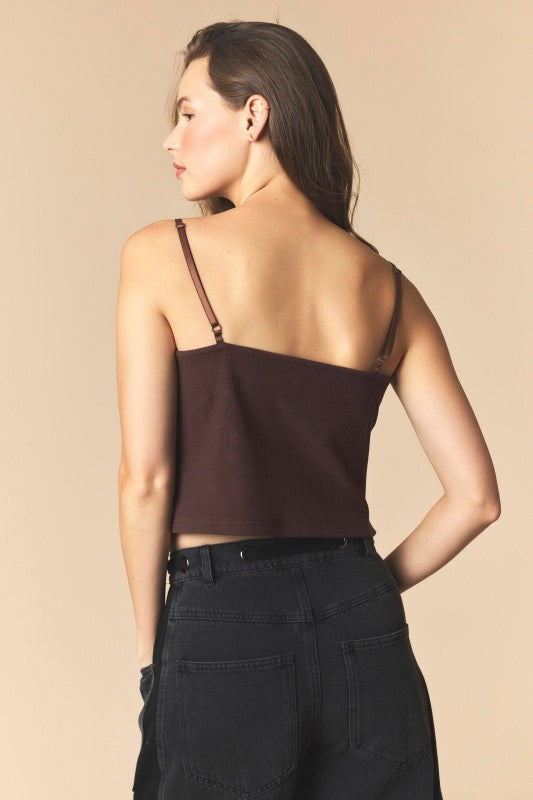 Gone for the Night Lace Tank