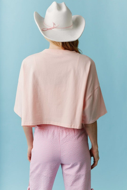Born & raised cropped tee