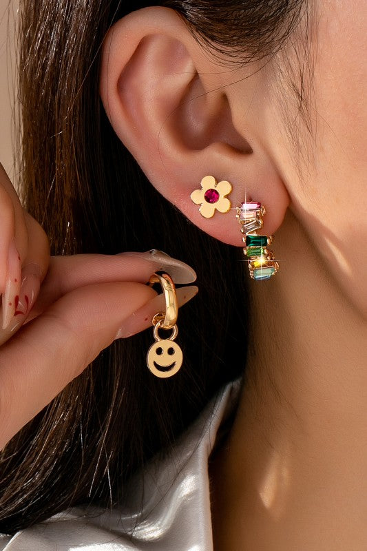 So Happy It Is Spring Earring Trio