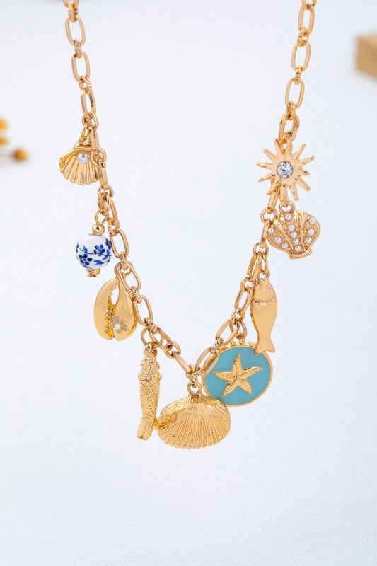 Coastal Core Charm Necklace