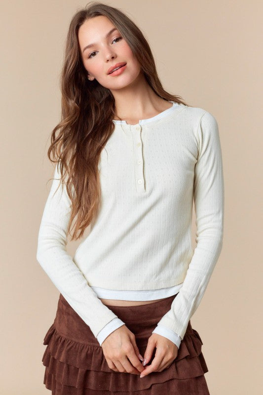 Many Layers Long Sleeve Top