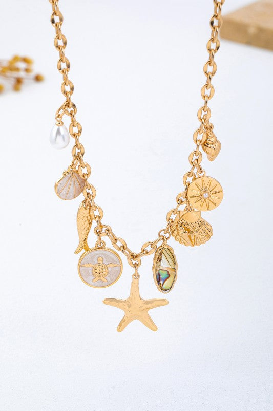 By the Coast Charm Necklace