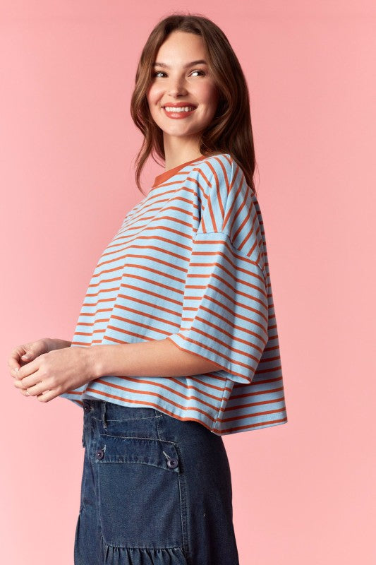 Oversized Everyday Wear Crop Top