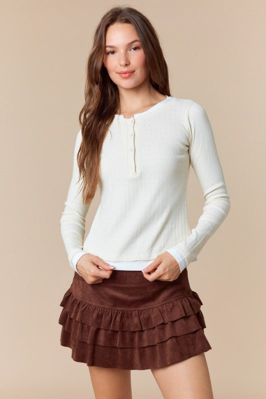 Many Layers Long Sleeve Top