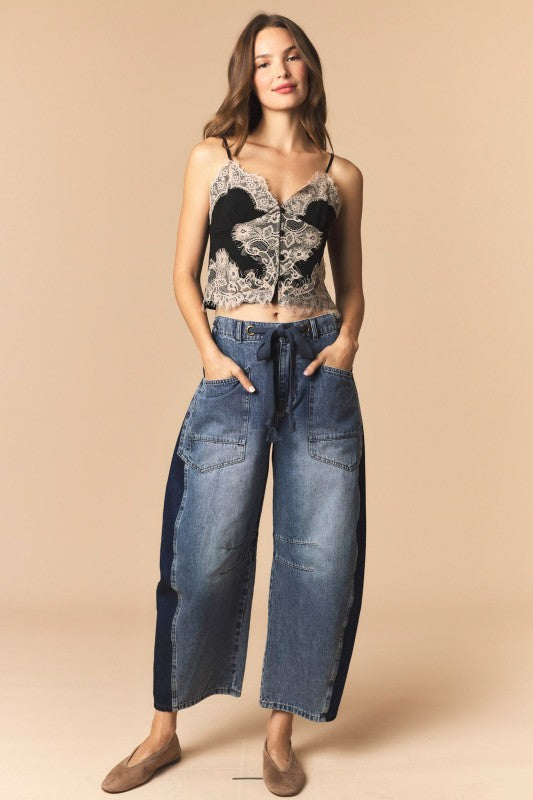 Gone for the Night Lace Tank
