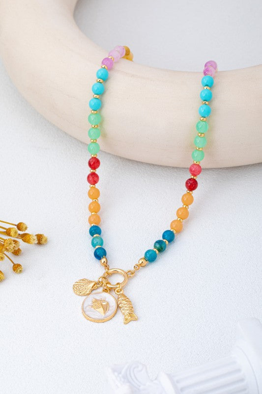 Rainbow Nautical Necklace