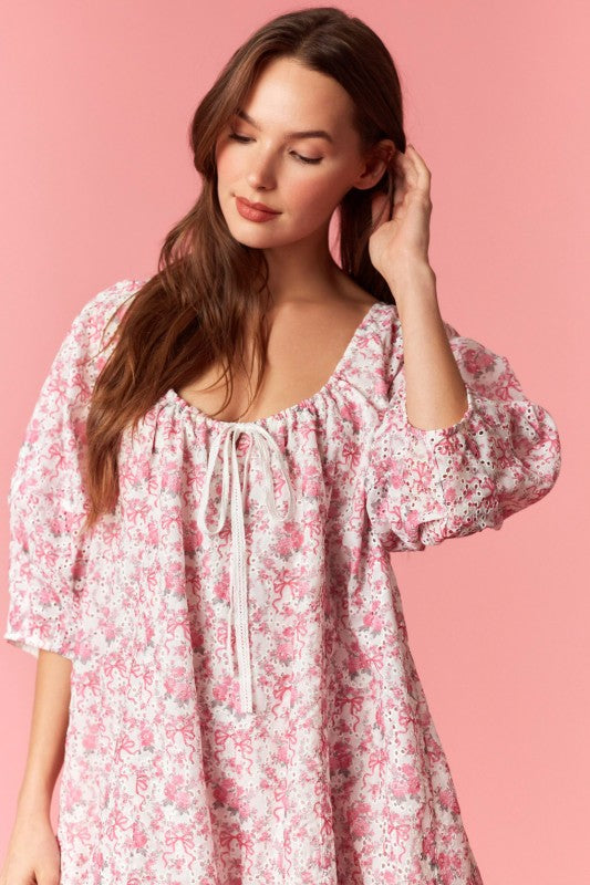 Floral and Found Eyelet Romper