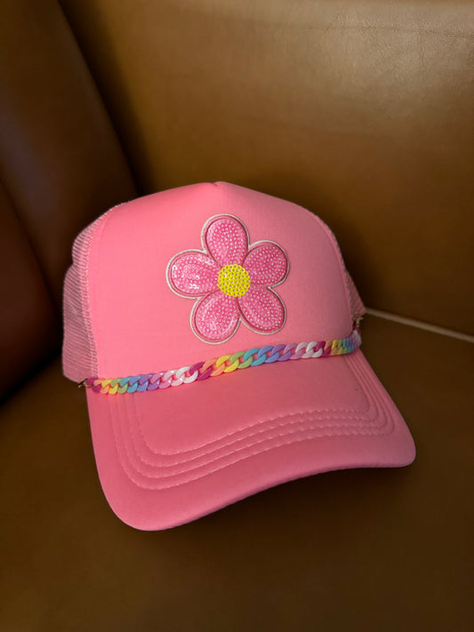 I Love the Rainbow Trucker Hat